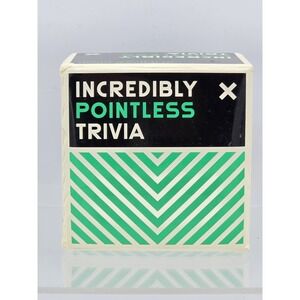 Incredibly Pointless Trivia Card Game Set by Brass Monkey - NEW DAMAGED BOX